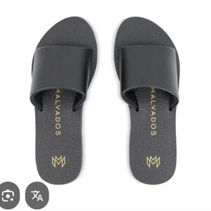 Malvados Black Sandles Size 8